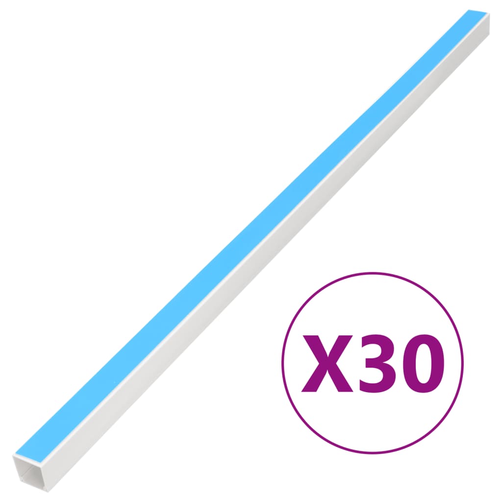 Κανάλι Καλωδίων Αυτοκόλλητο 25 x 25 χιλ. 30 μ. από PVC