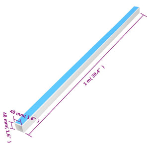 Κανάλι Καλωδίων Αυτοκόλλητο 40 x 40 χιλ. 30 μ. από PVC - PAKOBAZAAR