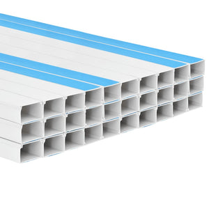 Κανάλι Καλωδίων Αυτοκόλλητο 50 x 25 χιλ. 30 μ. από PVC - Pakobazaar