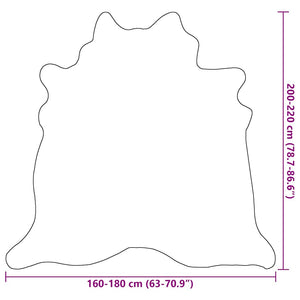 Χαλί Μπεζ 180 x 220 εκ. από Γνήσιο Δέρμα Αγελάδας - Pakobazaar