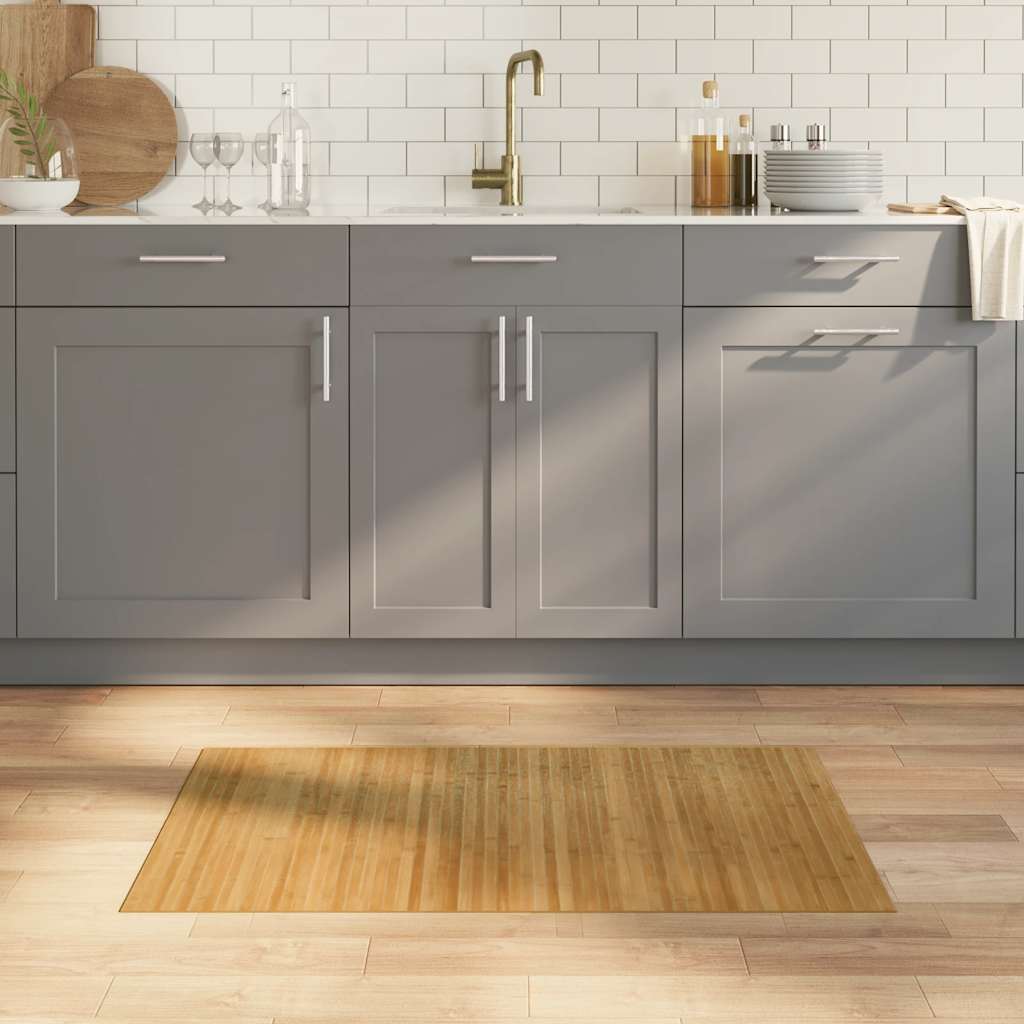 Χαλί Ορθογώνιο Φυσικό 60 x 100 εκ. Μπαμπού - Pakobazaar