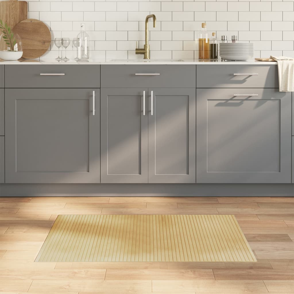 Χαλί Ορθογώνιο Ανοιχτό Φυσικό 60 x 100 εκ. Μπαμπού