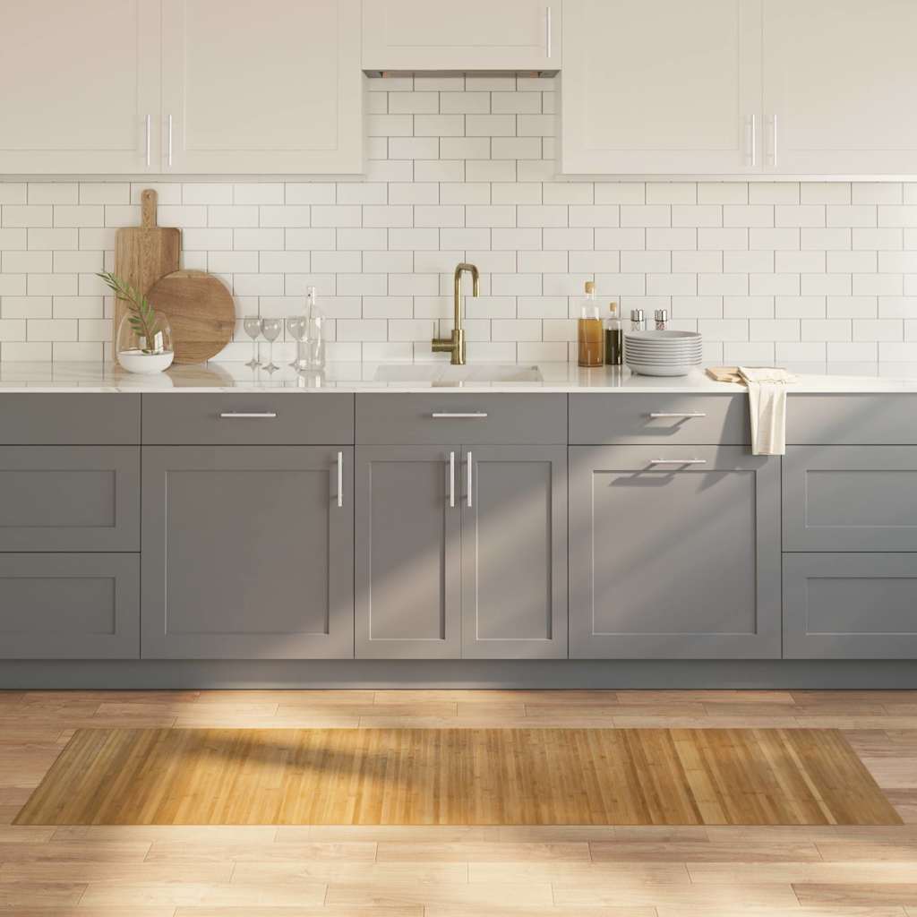 Χαλί Ορθογώνιο Φυσικό 60 x 200 εκ. Μπαμπού