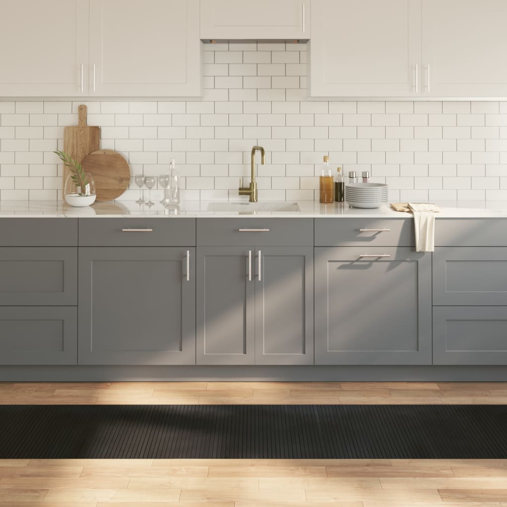 Χαλί Ορθογώνιο Μαύρο 60x300 εκ. από Μπαμπού - Pakobazaar