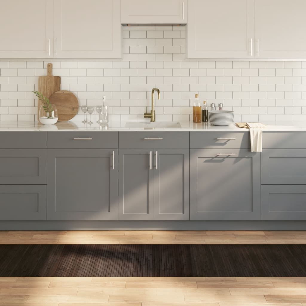 Χαλί Ορθογώνιο Σκούρο Καφέ 60 x 400 εκ. Μπαμπού