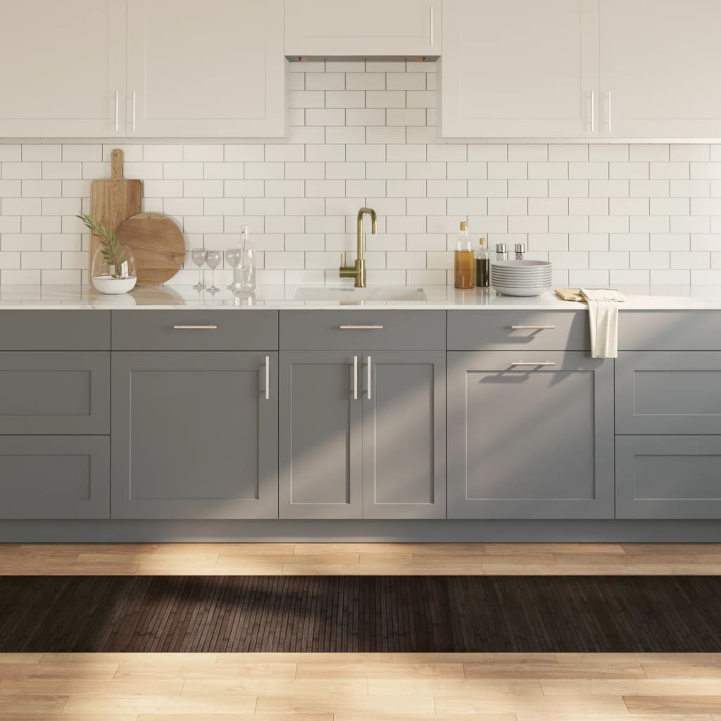 Χαλί Ορθογώνιο Σκούρο Καφέ 60 x 500 εκ. Μπαμπού