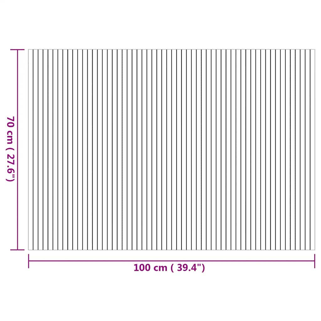 Χαλί Ορθογώνιο Φυσικό 70 x 100 εκ. Μπαμπού