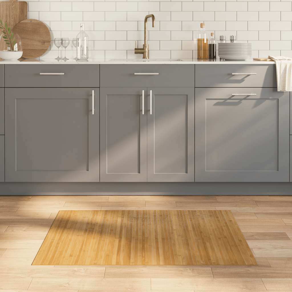 Χαλί Ορθογώνιο Φυσικό 70 x 100 εκ. Μπαμπού