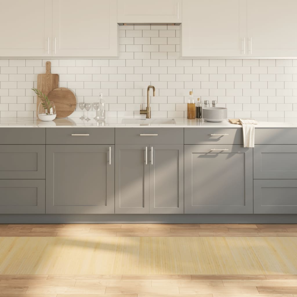 Χαλί Ορθογώνιο Ανοιχτό Φυσικό 70 x 300 εκ. Μπαμπού