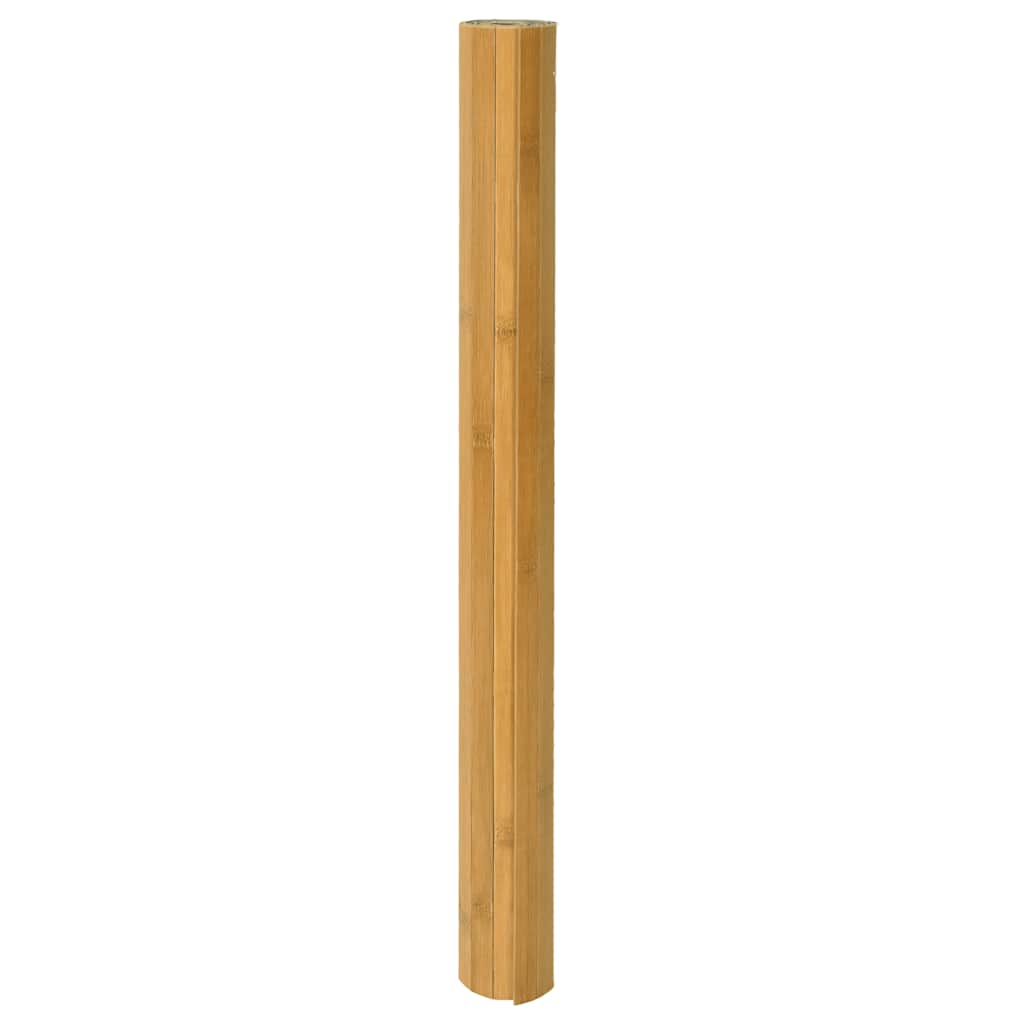 Χαλί Ορθογώνιο Φυσικό 100x100 εκ. Μπαμπού - Pakobazaar