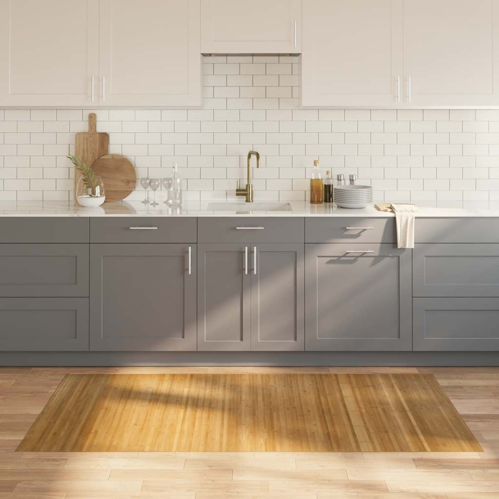 Χαλί Ορθογώνιο Φυσικό 100 x 200 εκ. Μπαμπού