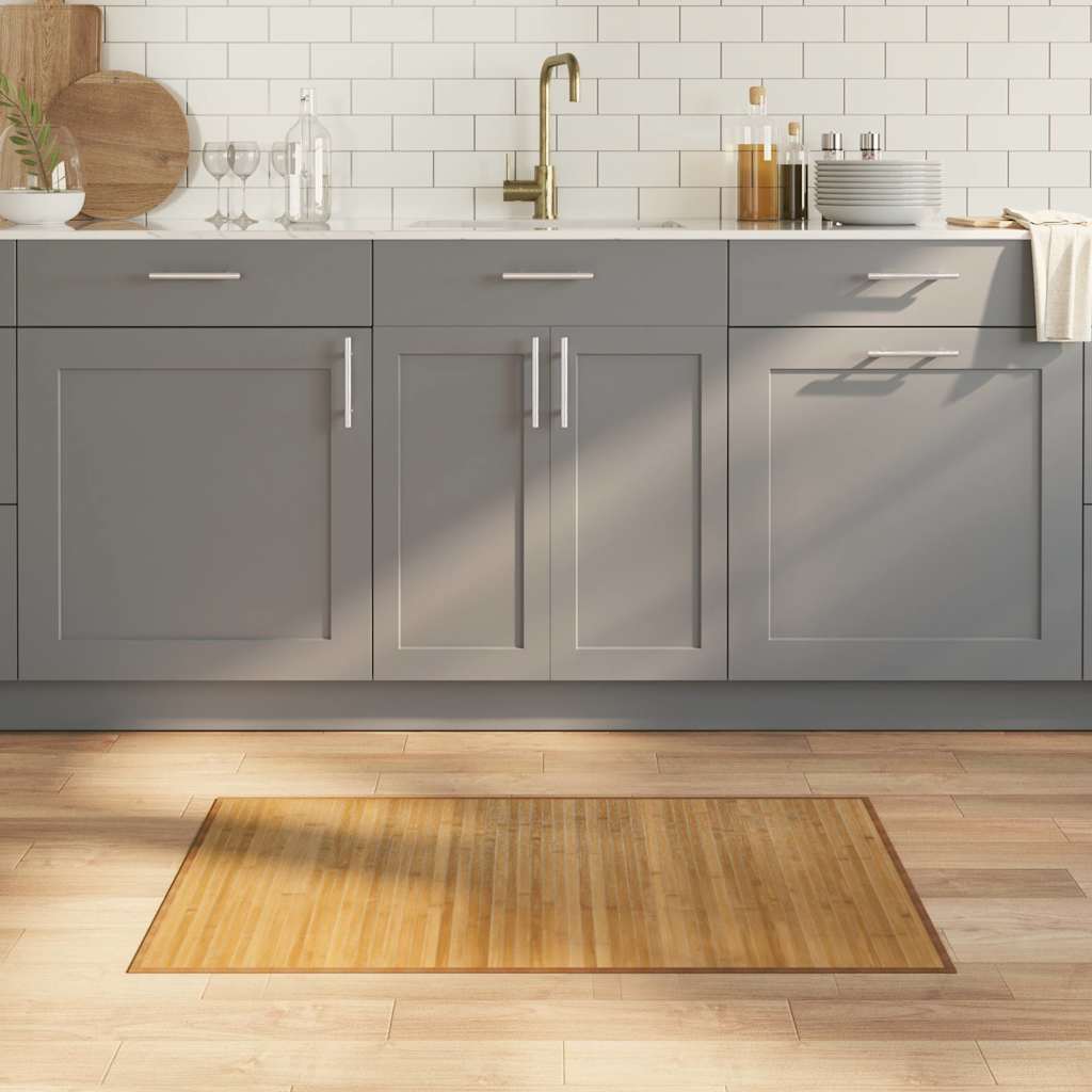 Χαλί Ορθογώνιο Φυσικό 60 x 100 εκ. Μπαμπού - Pakobazaar