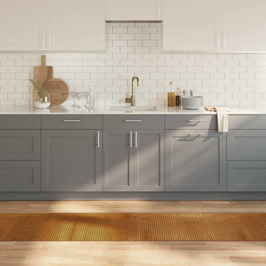 Χαλί Ορθογώνιο Καφέ 60 x 500 εκ. Μπαμπού