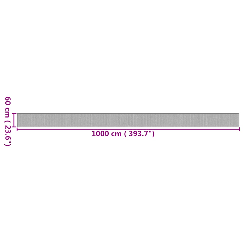 Χαλί Ορθογώνιο Φυσικό 60 x 1000 εκ. Μπαμπού