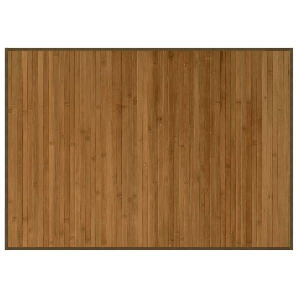 Χαλί Ορθογώνιο Καφέ 70 x 100 εκ. Μπαμπού - Pakobazaar