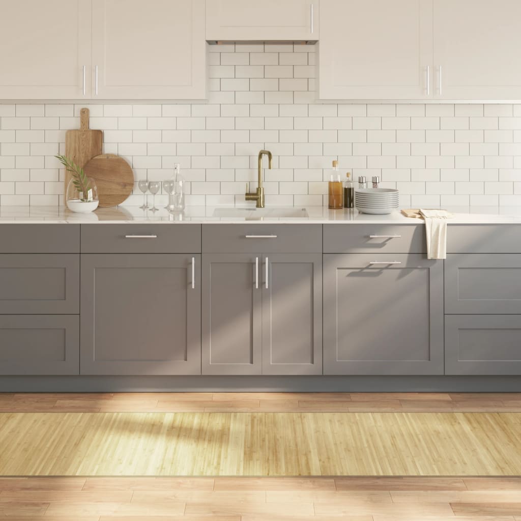 Χαλί Ορθογώνιο Ανοιχτό Φυσικό 70 x 300 εκ. Μπαμπού