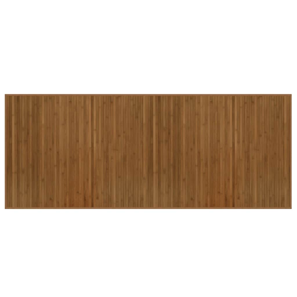 Χαλί Ορθογώνιο Καφέ 80 x 200 εκ. Μπαμπού - Pakobazaar