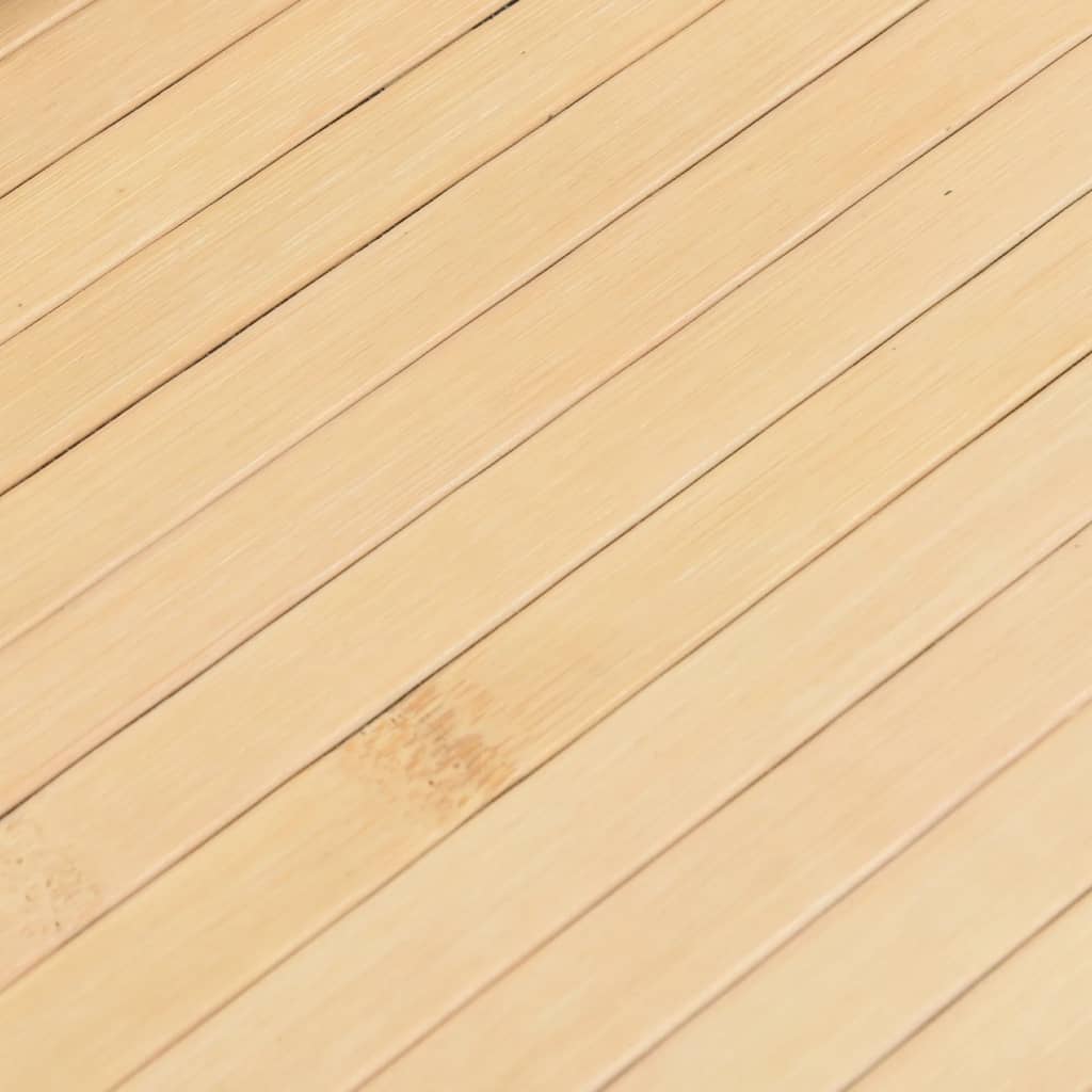 Χαλί Ορθογώνιο Ανοιχτό Φυσικό 80 x 200 εκ. Μπαμπού