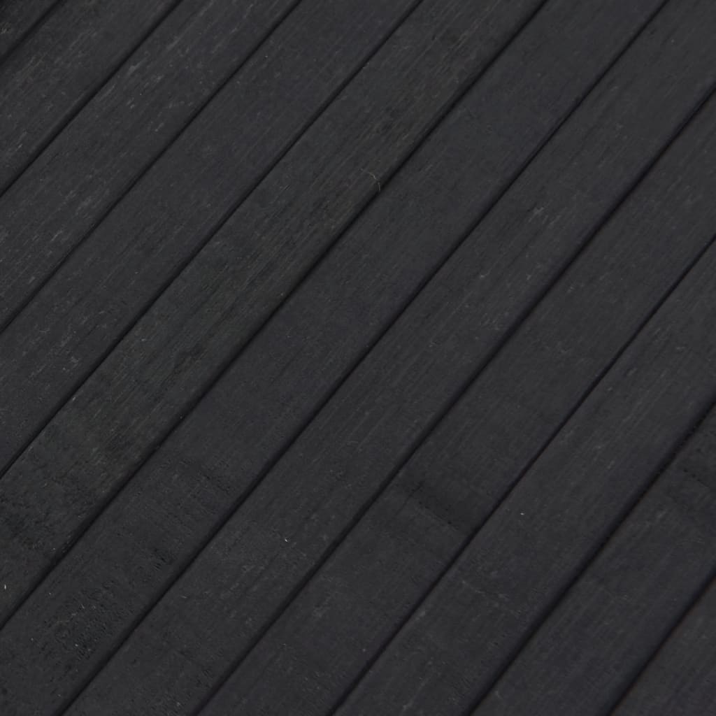 Χαλί Ορθογώνιο Γκρι 80 x 300 εκ. Μπαμπού