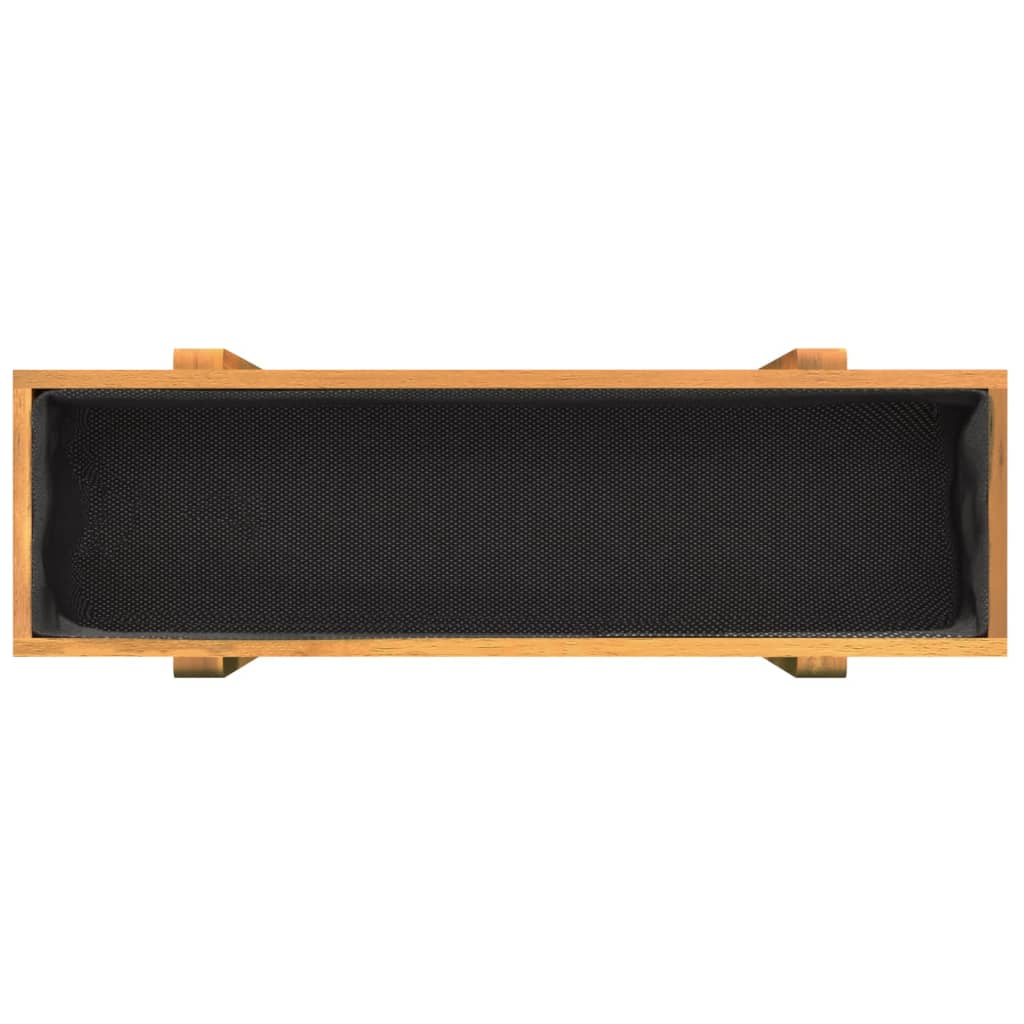 Ζαρντινιέρα Υπερυψωμένη 90 x 30 x 75 εκ. Μασίφ Ξύλο Ακακίας - Pakobazaar