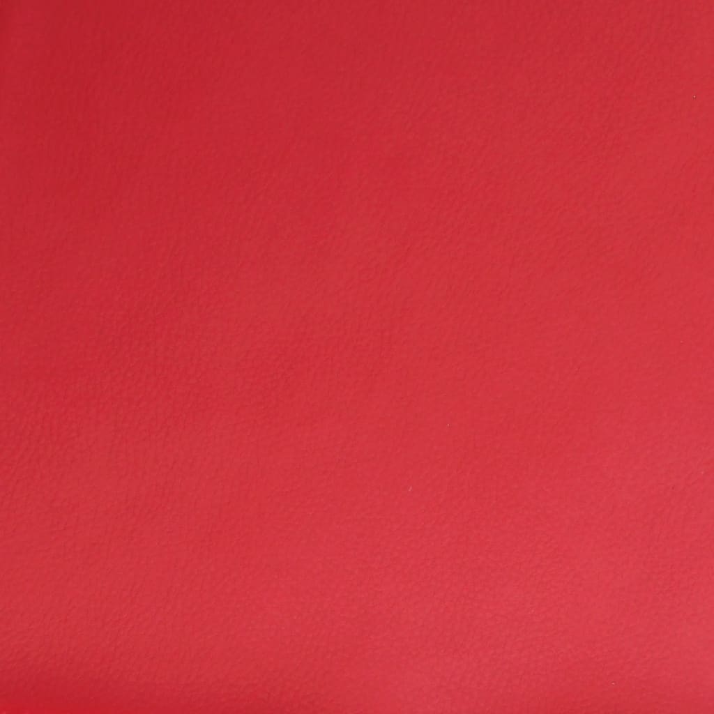 Πολυθρόνα Ανακλινόμενη Κόκκινη από Συνθετικό Δέρμα