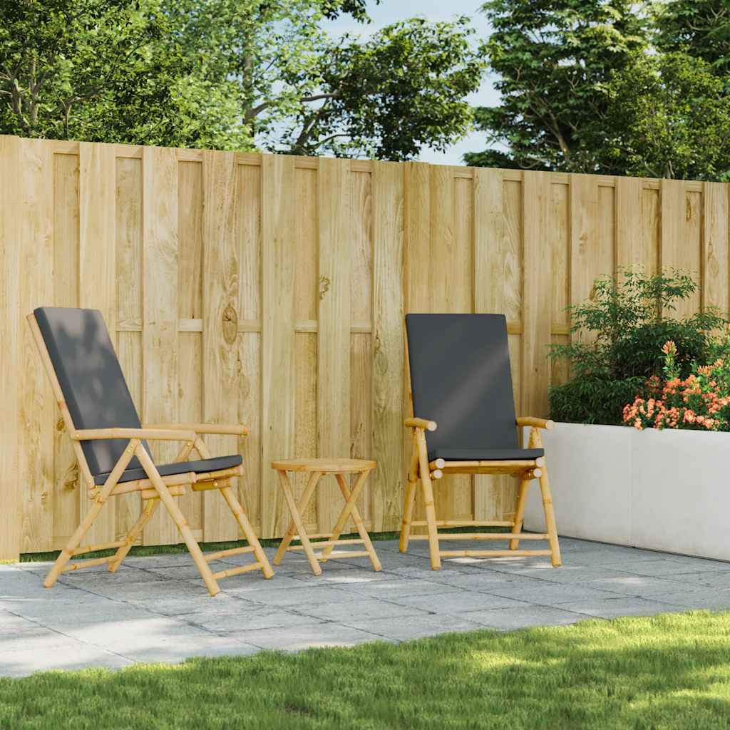 Τραπέζι Κήπου Πτυσσόμενο Ø45x45 εκ. από Μπαμπού