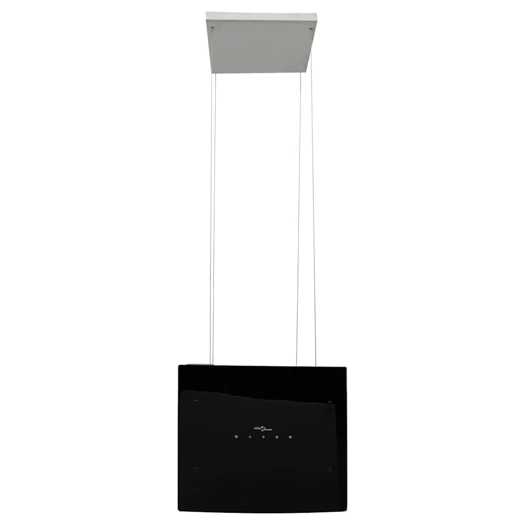 Απορροφητήρας Νησίδα με Αισθητήρα Αφής LCD από Ψημένο Γυαλί - PAKOBAZAAR