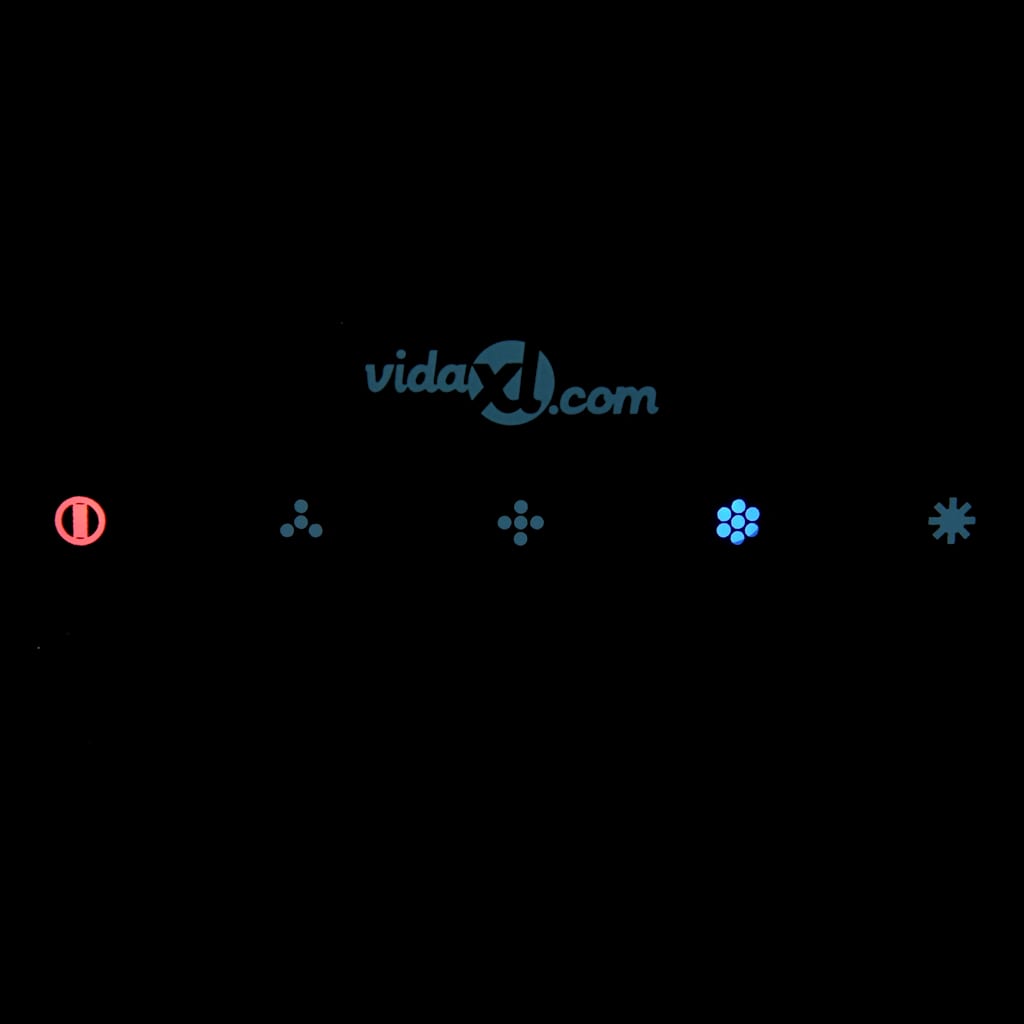 Απορροφητήρας Νησίδα με Αισθητήρα Αφής LCD από Ψημένο Γυαλί - PAKOBAZAAR