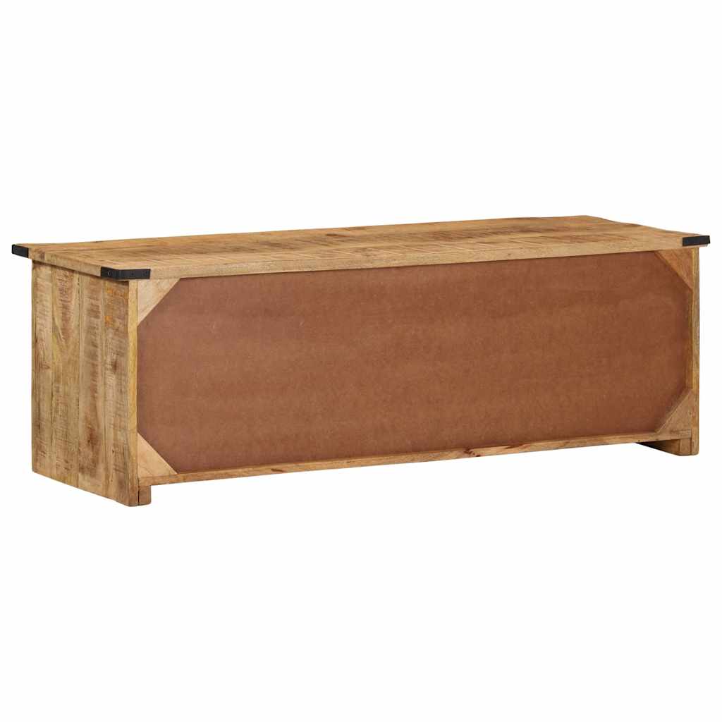 Έπιπλο Τηλεόρασης με Πόρτες 105x35x36 εκ. από Μασίφ Ξύλο Μάνγκο - Pakobazaar