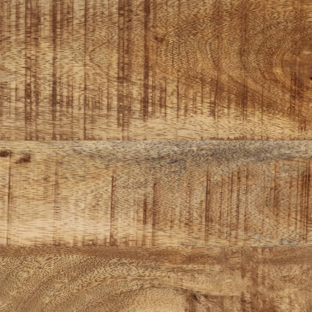 Τραπέζι Κονσόλα 70x35x70 εκ. από Μασίφ Ακατέργαστο Ξύλο Μάνγκο