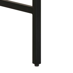 Γραφείο γραφής με ράφι Καφέ 100 x 50 x 75 cm Στερεό ξύλο μάνγκο
