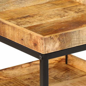 Τραπεζάκι Πλευράς Καφέ 45 x 45 x 45 cm Στερεό ξύλο μάνγκο - Pakobazaar