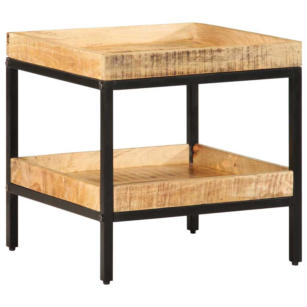 Τραπεζάκι Πλευράς Καφέ 45 x 45 x 45 cm Στερεό ξύλο μάνγκο