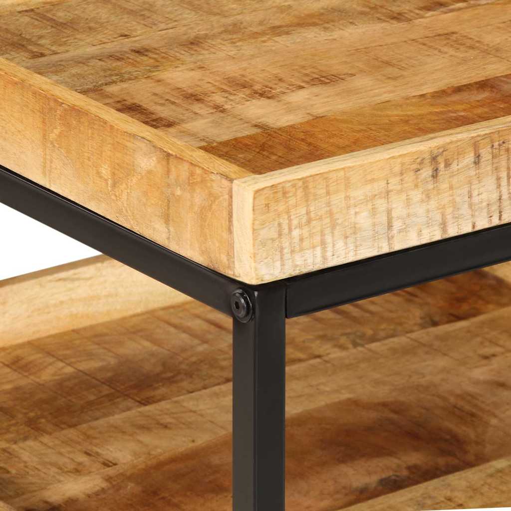 Τραπεζάκι Πλευράς Καφέ 55 x 55 x 45 cm Στερεό ξύλο μάνγκο - Pakobazaar