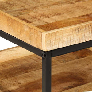 Τραπεζάκι Πλευράς Καφέ 55 x 55 x 45 cm Στερεό ξύλο μάνγκο - Pakobazaar