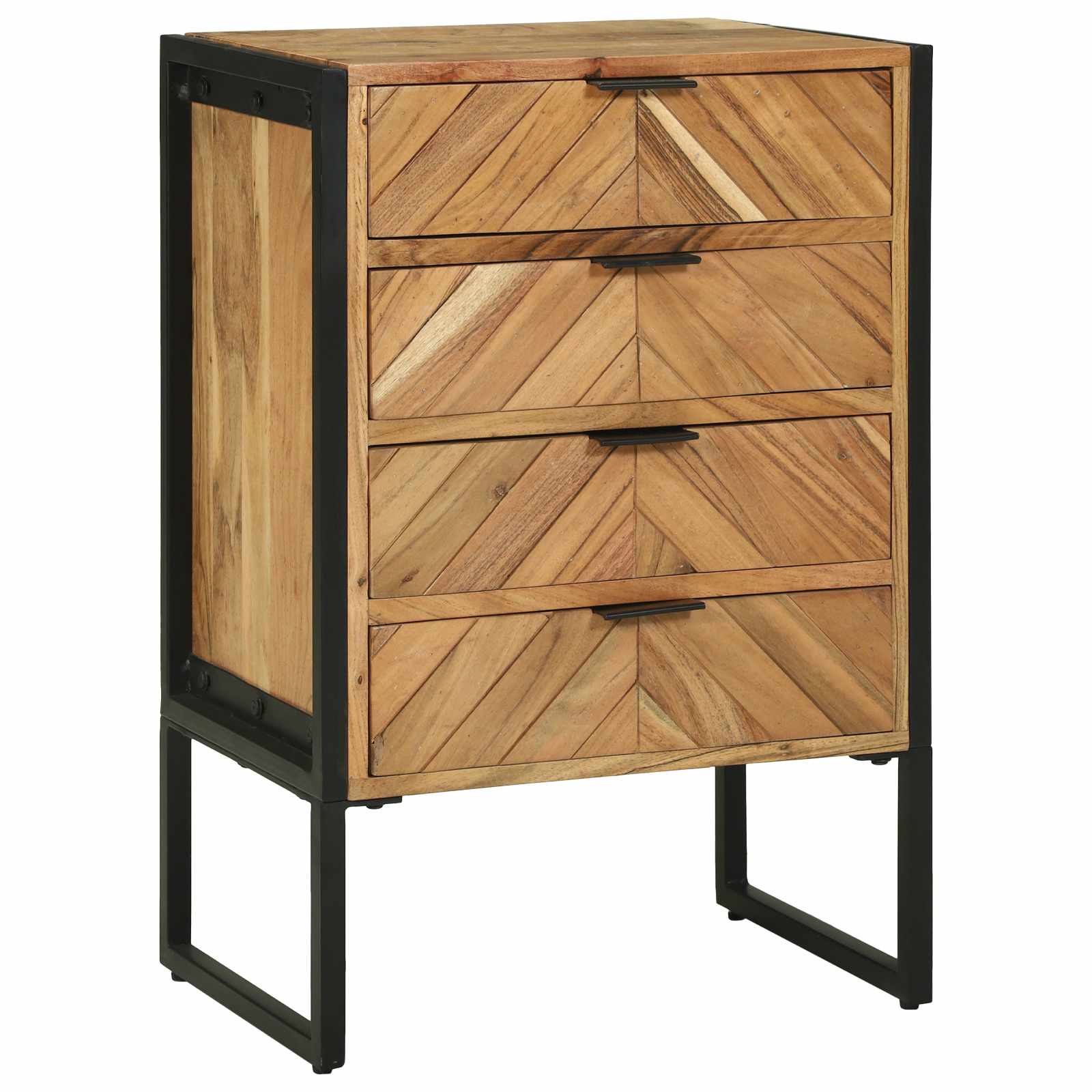 Πλαϊνό γραφείο 50 x 35 x 75 εκ. Μασίφ ξύλο ακακίας - Pakobazaar
