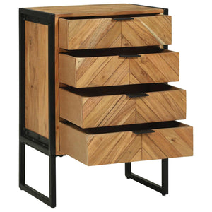 Πλαϊνό γραφείο 50 x 35 x 75 εκ. Μασίφ ξύλο ακακίας - Pakobazaar