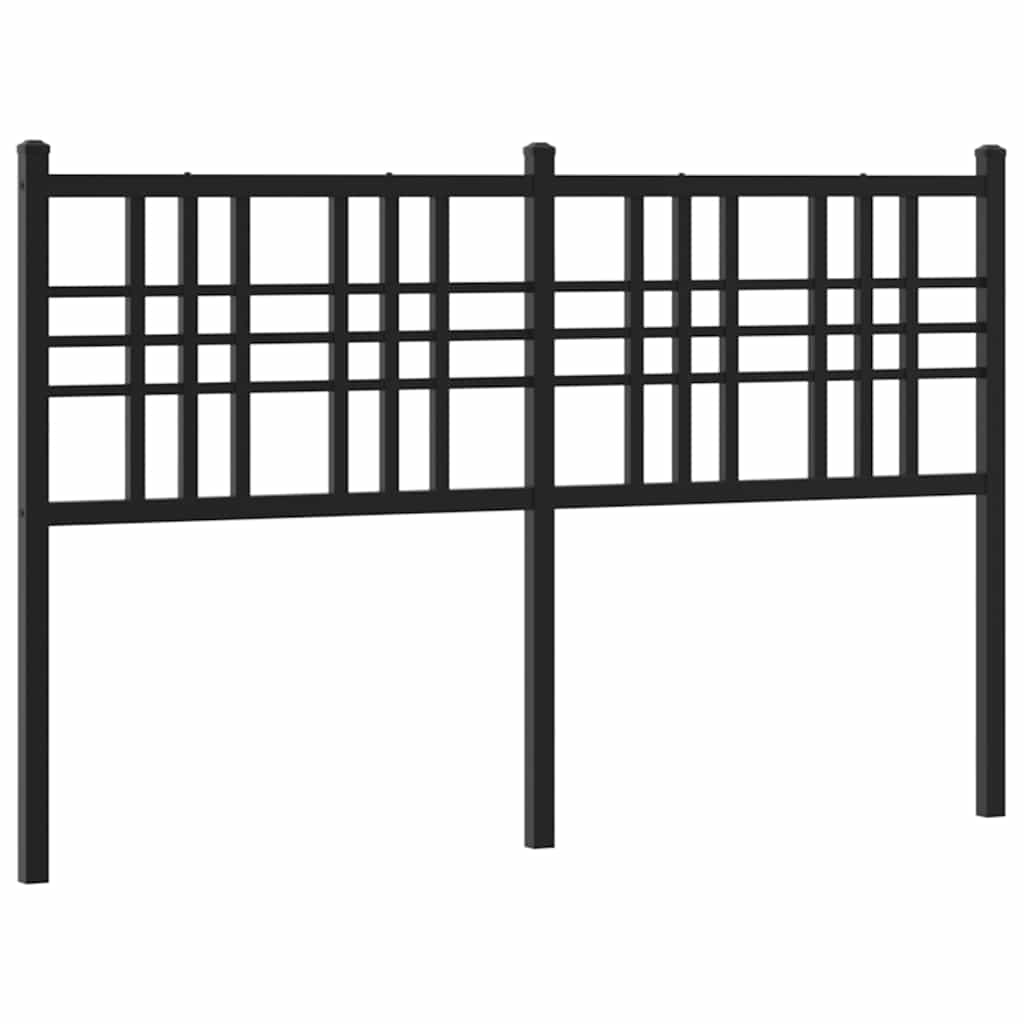Ανταλλακτικό κεφαλάρι Μαύρο 140 εκ. Μεταλλικό