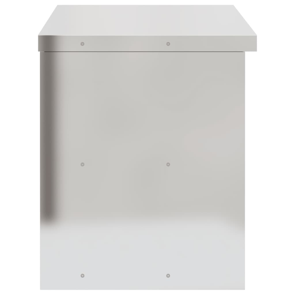 Ντουλάπι Κουζίνας Επιτοίχιο Συρόμενες Πόρτες Ανοξείδωτο Ατσάλι