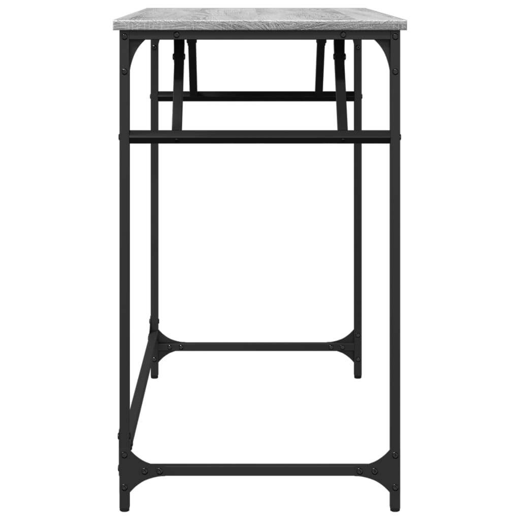 Γραφείο Γκρι Sonoma100x45x76εκ Επ. Ξύλο/Ατσάλι Ηλ. Βαφή Πούδρας