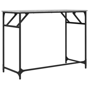 Γραφείο Γκρι Sonoma100x45x76εκ Επ. Ξύλο/Ατσάλι Ηλ. Βαφή Πούδρας