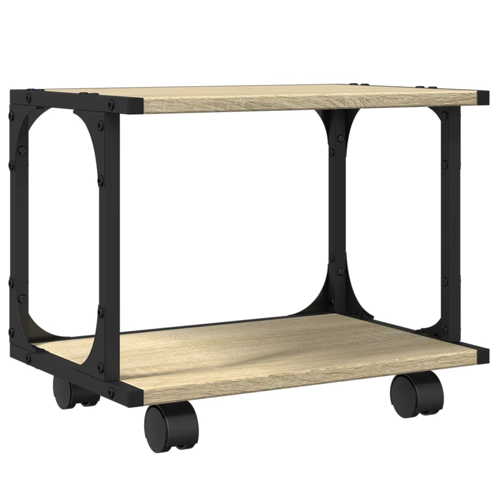 Βάση Εκτυπωτή 2 Επιπέδων Sonoma Δρυς 41x28x33,5 εκ Επεξ. Ξύλο - Pakobazaar