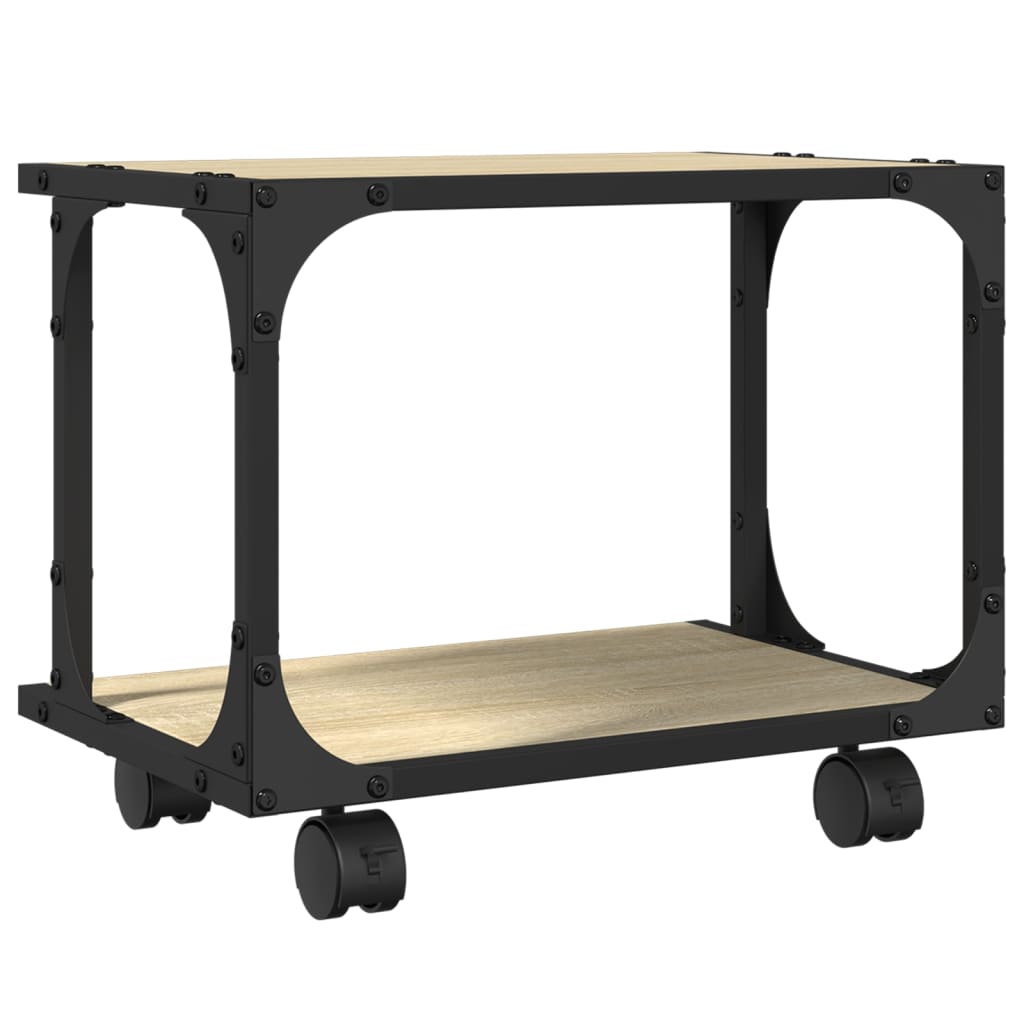 Βάση Εκτυπωτή 2 Επιπέδων Sonoma Δρυς 41x28x33,5 εκ Επεξ. Ξύλο - Pakobazaar