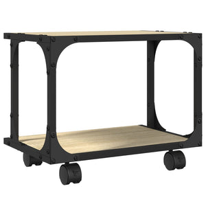 Βάση Εκτυπωτή 2 Επιπέδων Sonoma Δρυς 41x28x33,5 εκ Επεξ. Ξύλο - Pakobazaar