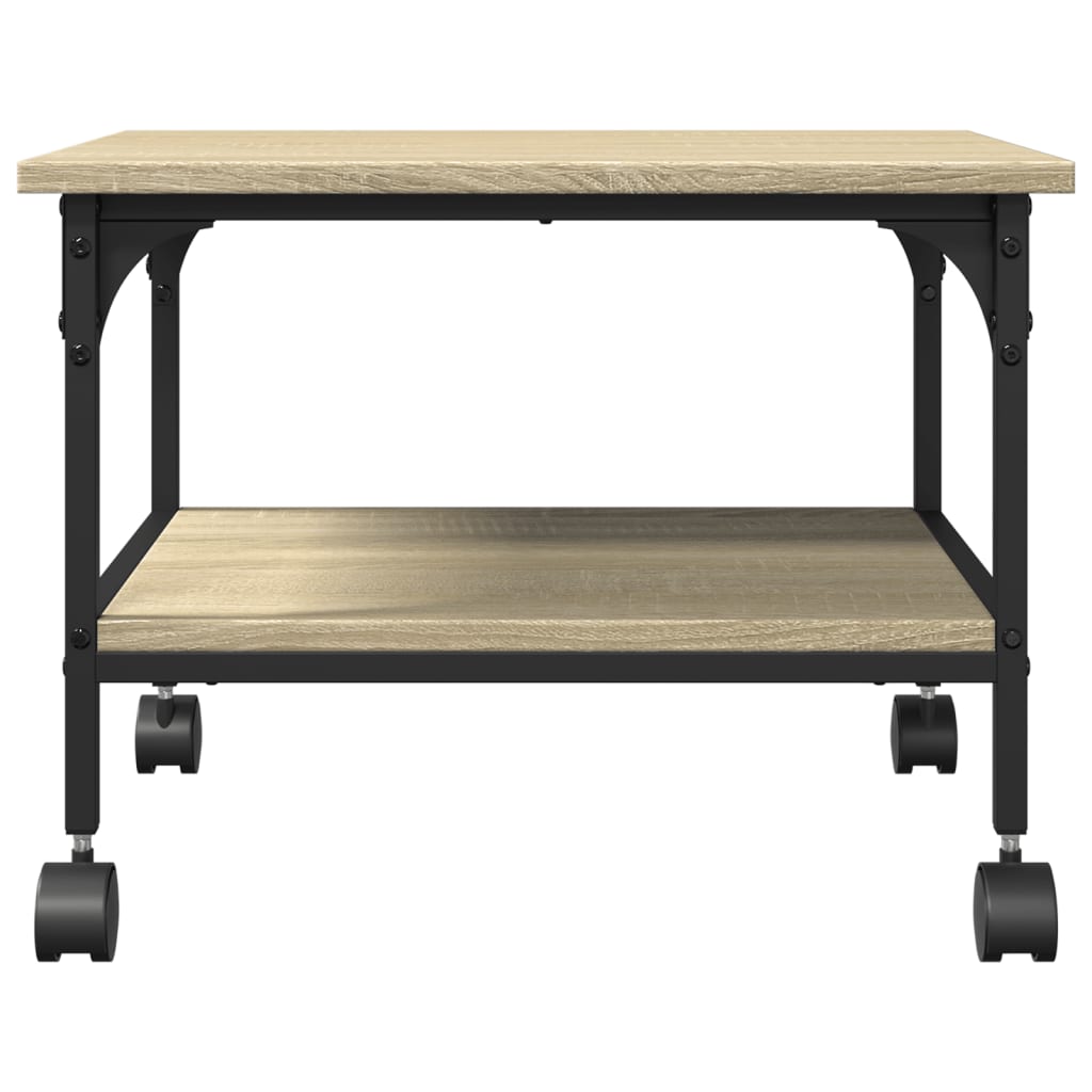 Βάση Εκτυπωτή 2 Επιπέδων Sonoma Δρυς 50x40x38 εκ Επεξ. Ξύλο - Pakobazaar