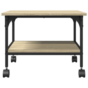 Βάση Εκτυπωτή 2 Επιπέδων Sonoma Δρυς 50x40x38 εκ Επεξ. Ξύλο - Pakobazaar