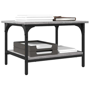 Βάση Εκτυπωτή 2 Επιπέδων Γκρι Sonoma 50x40x38 εκ Επεξ. Ξύλο