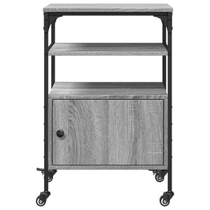 Βάση Εκτυπωτή 3 Επιπέδων Γκρι Sonoma 50x40x76 εκ Επεξ. Ξύλο - Pakobazaar