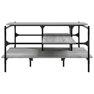 Τραπεζάκι Σαλονιού Γκρι Sonoma 100x100x48,5 εκ. Επεξεργ. Ξύλο