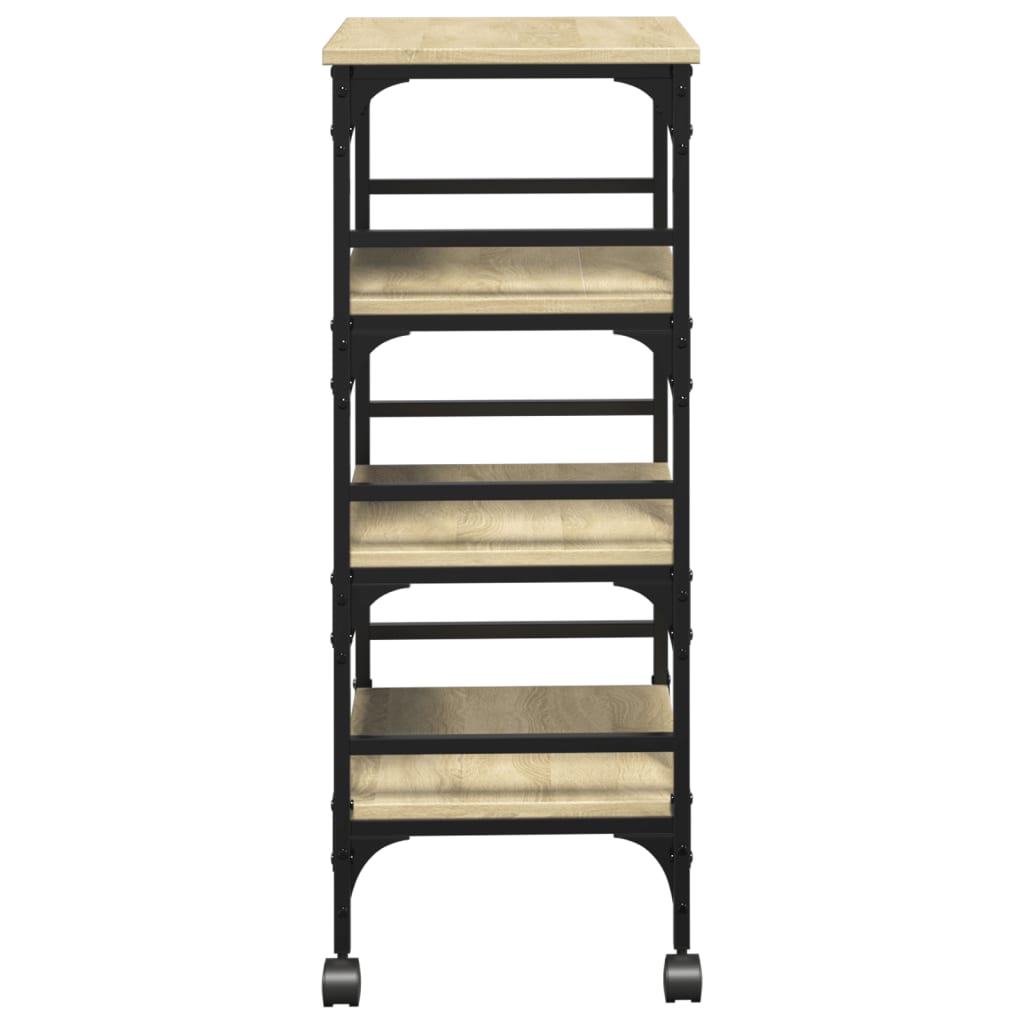 Τρόλεϊ Κουζίνας Sonoma Δρυς 45x35x89,5 εκ. Επεξεργασμένο Ξύλο
